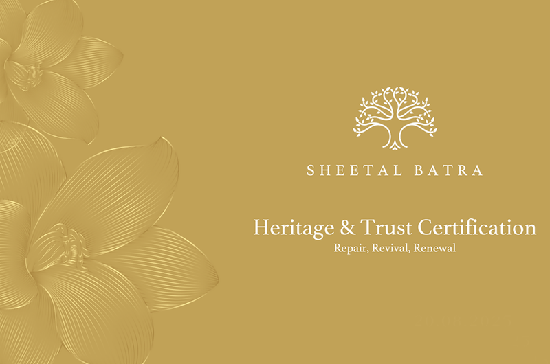 Heritage Trust Certification
