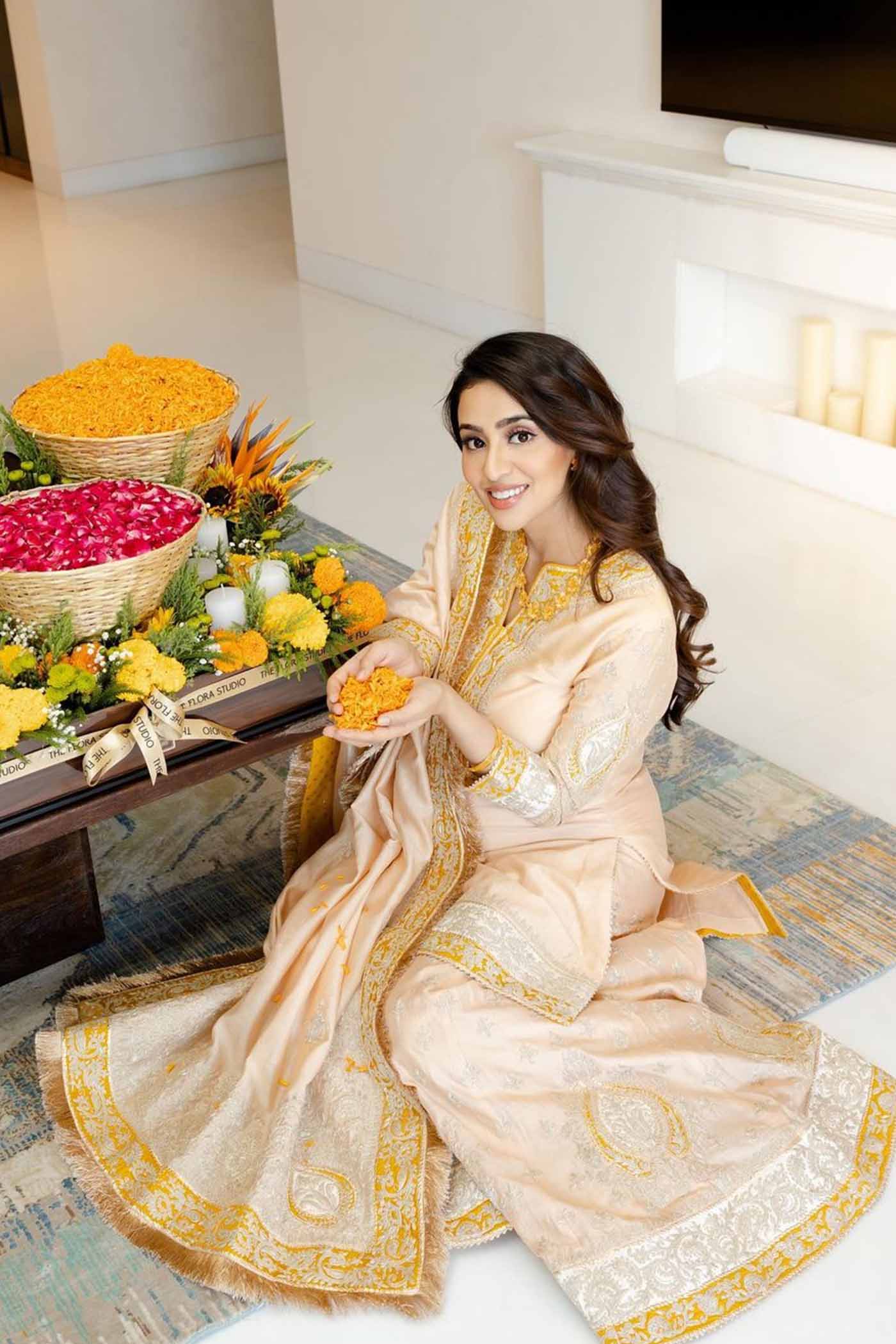 Muskan Sethi In Shabina- Rosepink short kurta with garara and dupatta