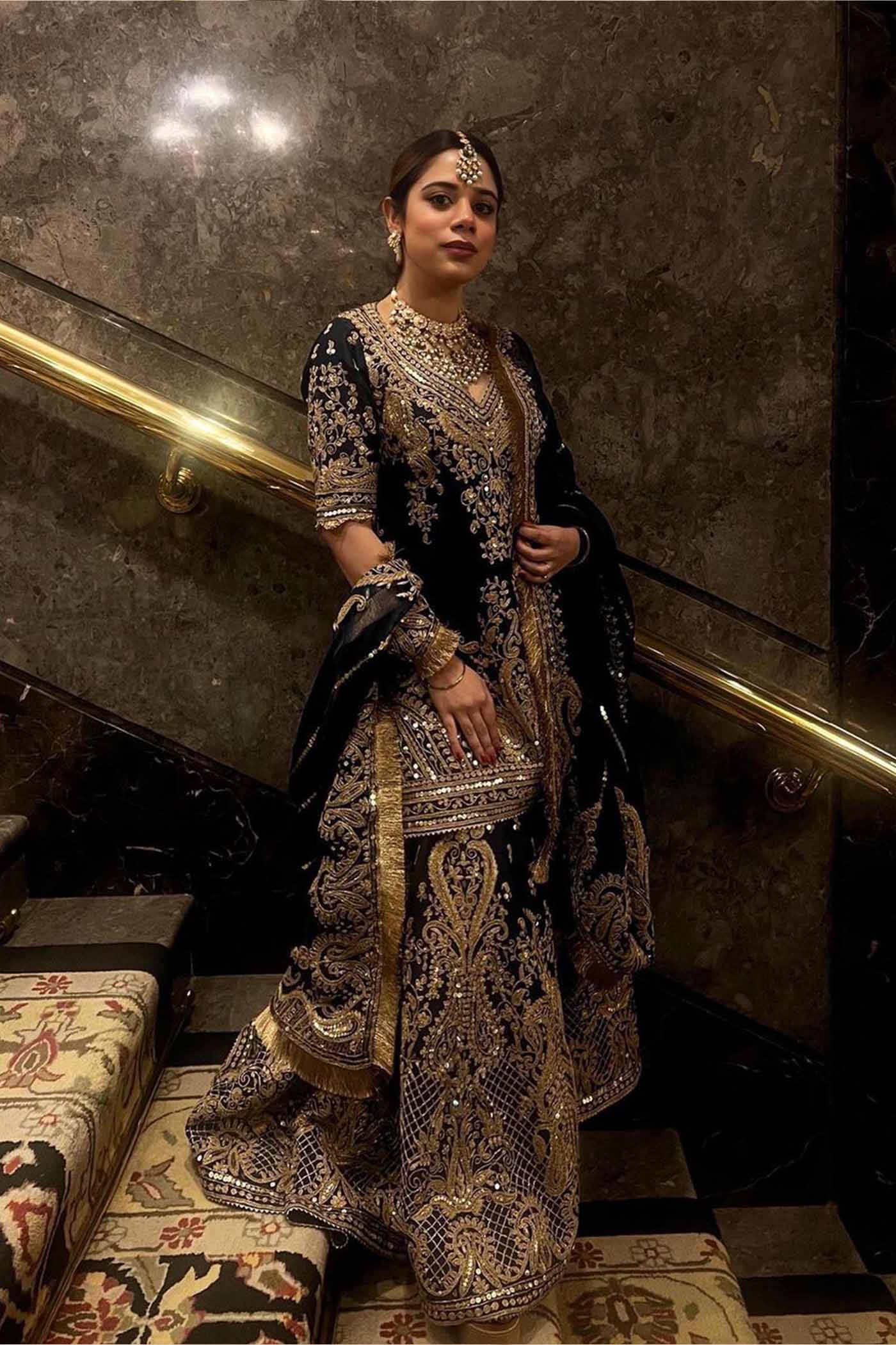 Tarini Bhatia In AAFIYA - DEEP BLUE LEHENGA