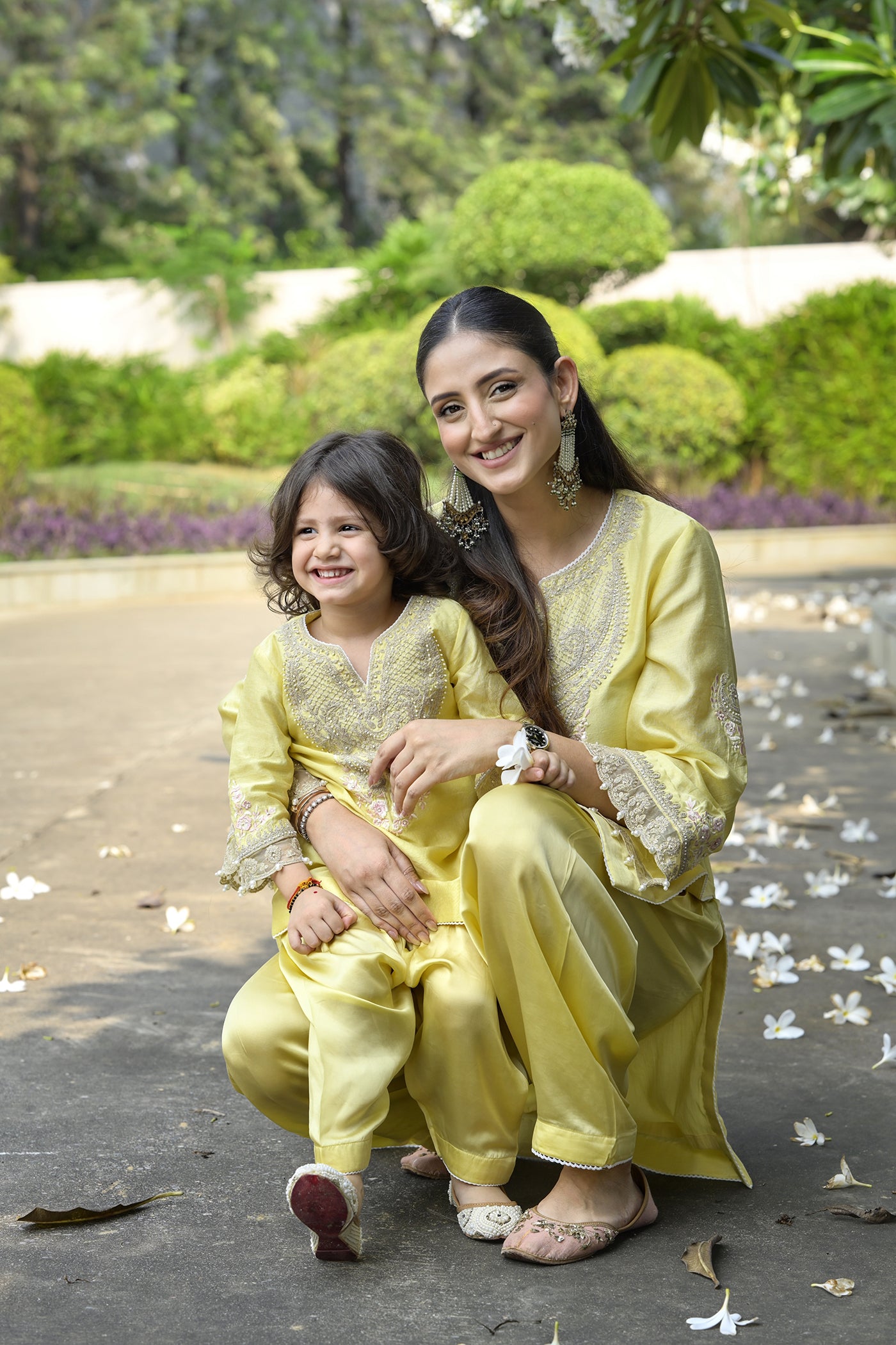 Karishma Yadav In Ashira- Lemon Yellow Kurta with Salwar