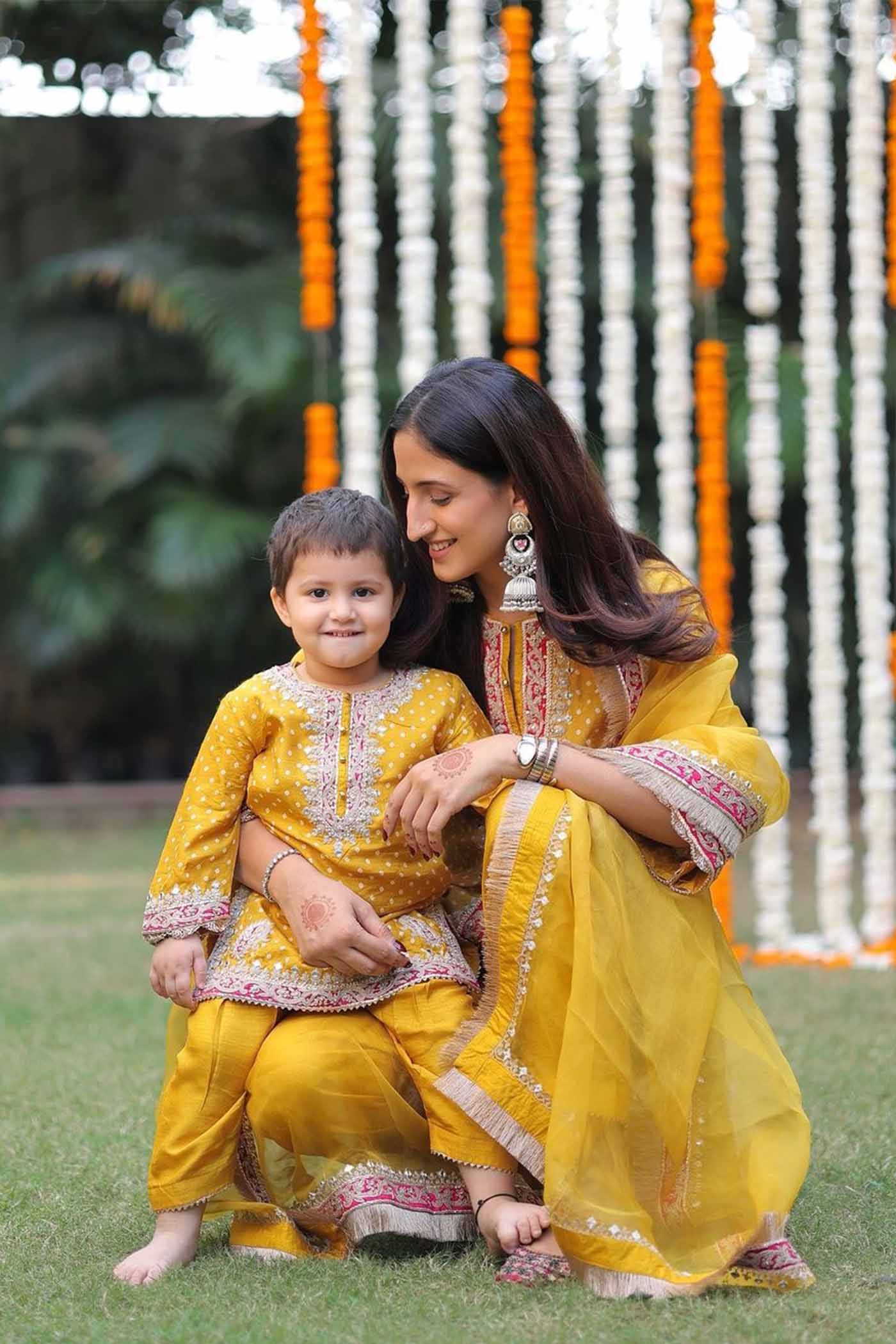 Karishma Yadav In Aleena - A-line kurta with Palazzo and Dupatta