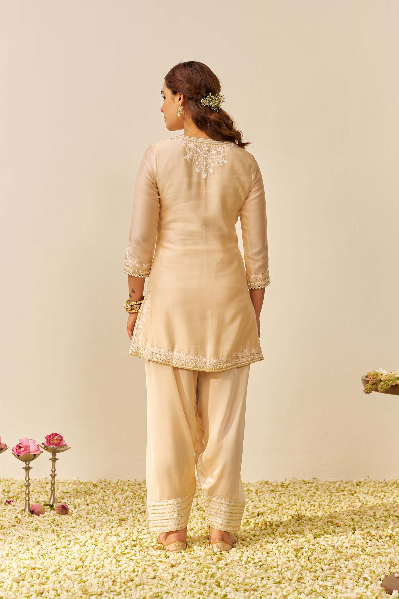 HANIYA - SHORT KURTI WITH SALWAR
