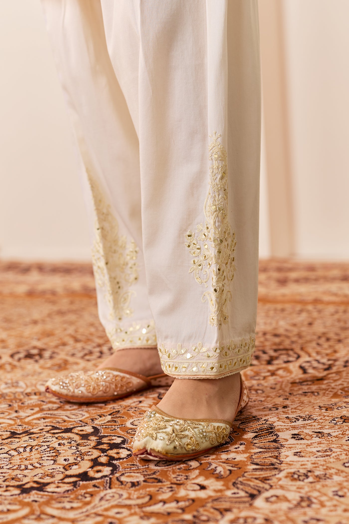 Reem - Daisy Ivory Short Choga With Dogri Salwar (LXRTS)