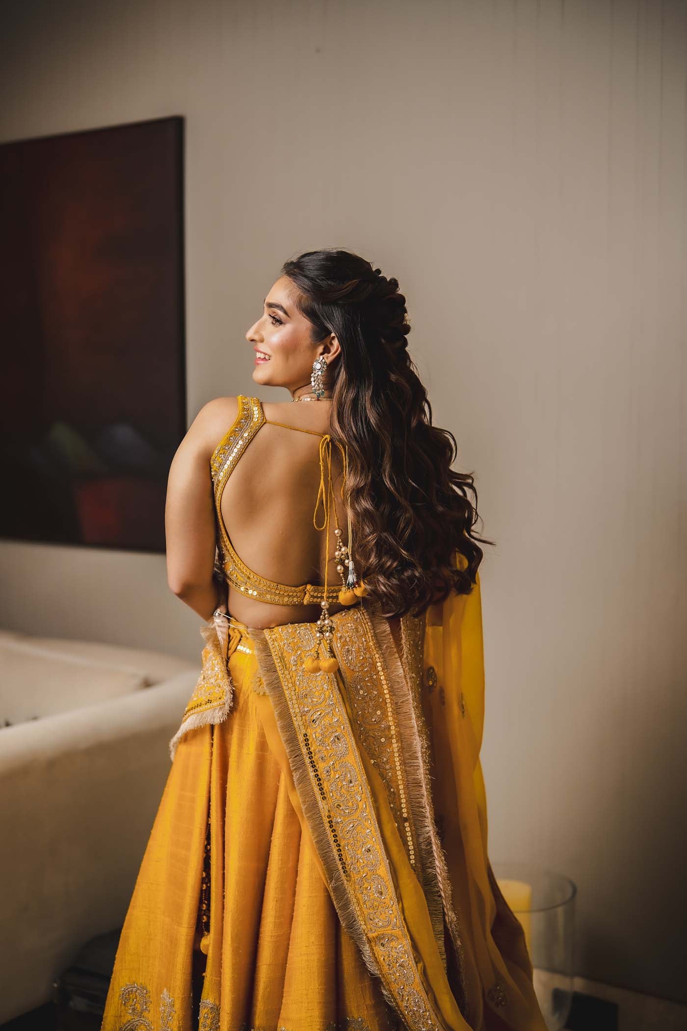 Tasheen Sehgal in AMNA - Glaze Mustard