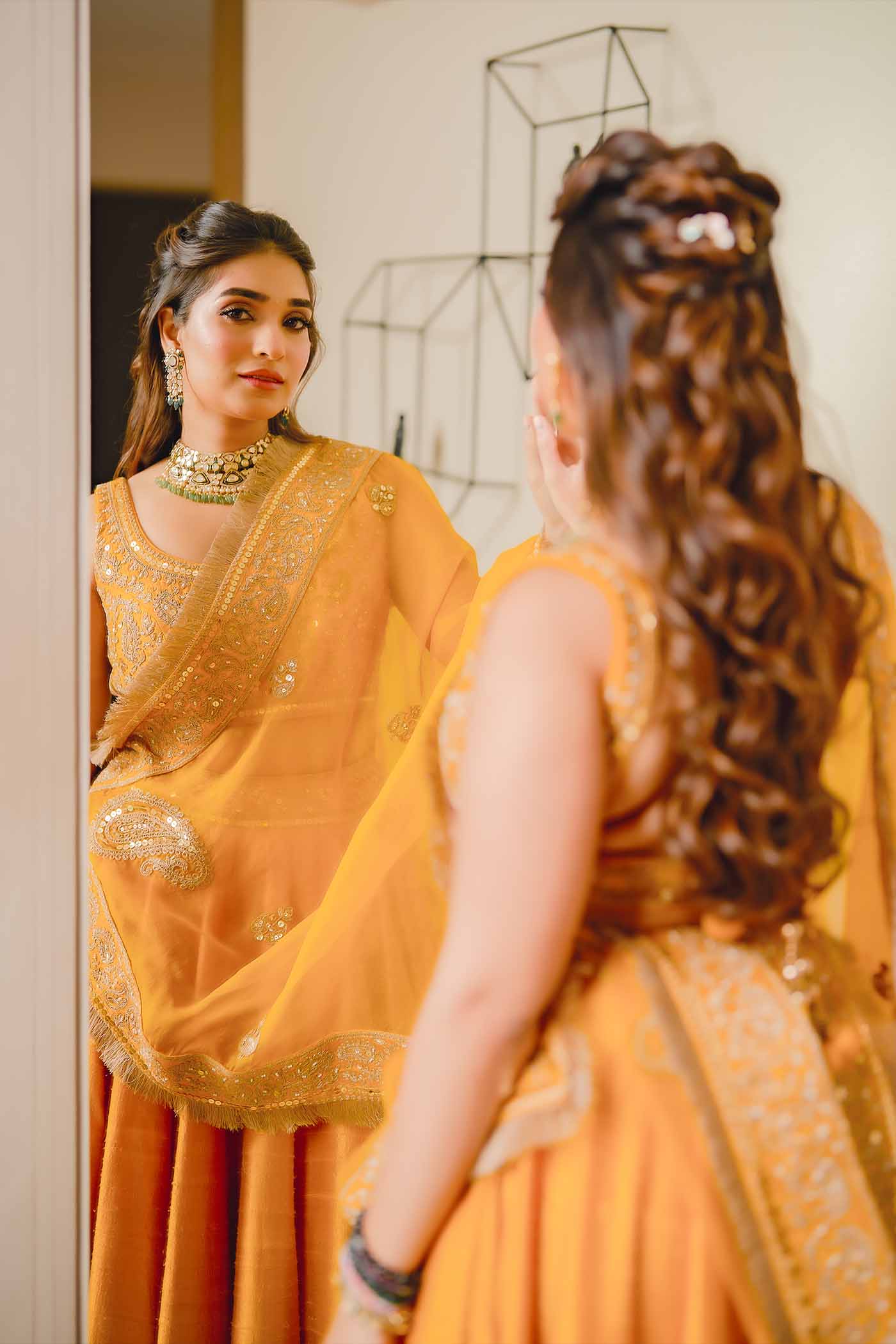 Tasheen Sehgal in AMNA - Glaze Mustard