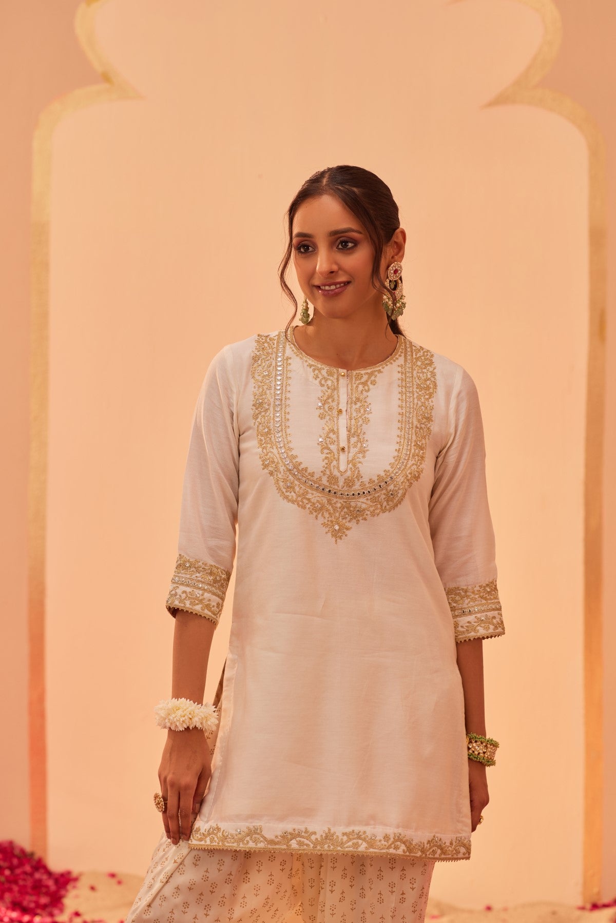 Nafisah- Daisy Ivory Kurta Set