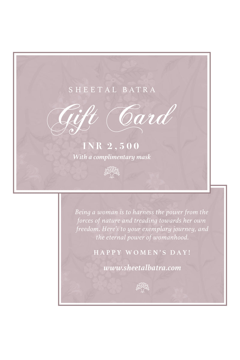 Sheetal Batra Rs 2500 Gift Card
